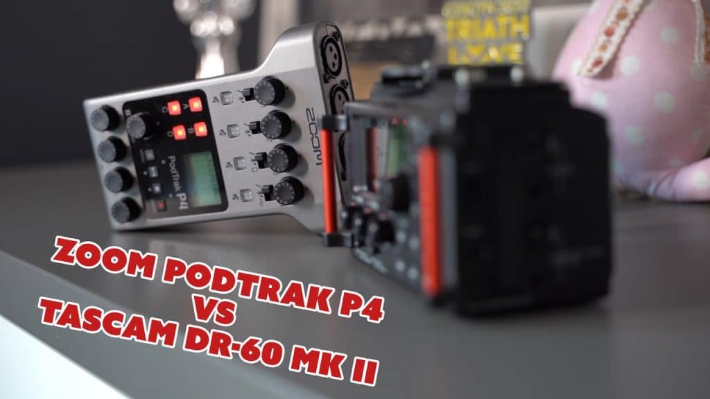 Zoom Podtrak P4 vs Tascam DR-60 mk II